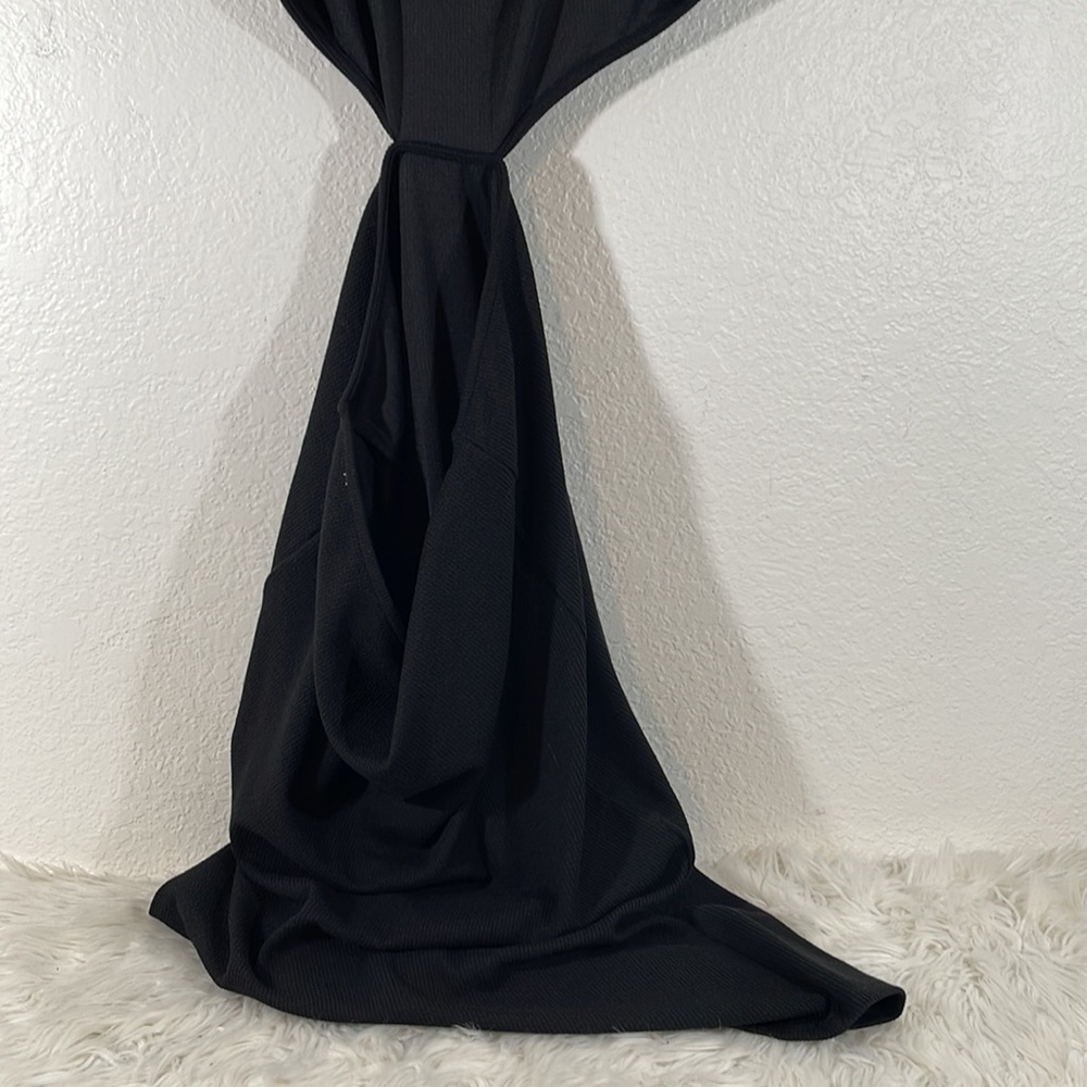 LTS Tall Black Cut Out Detail Mini Dress Size 16 NEW - Picture 9 of 15